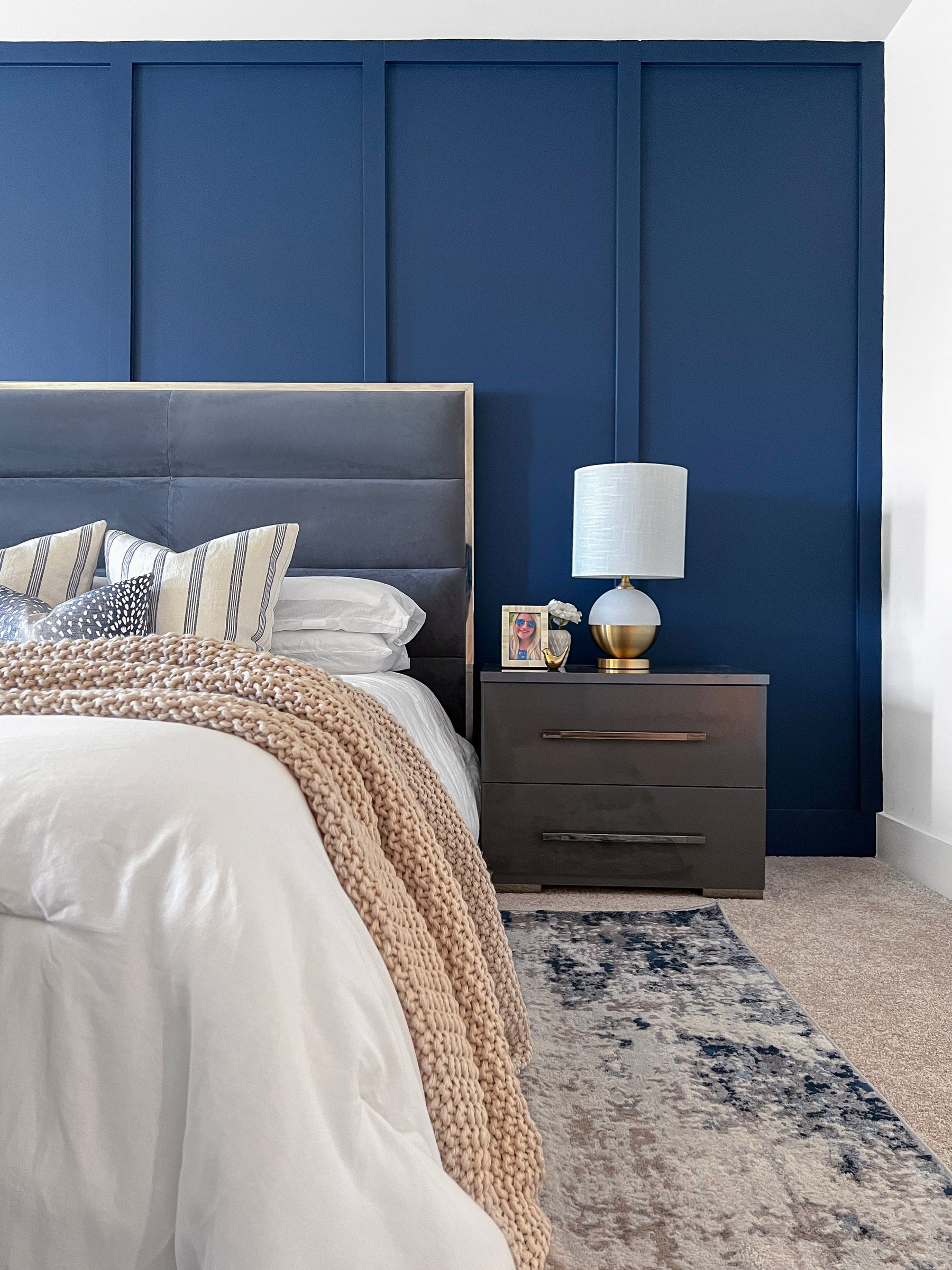 Blue Modern Bedroom - Styly Home