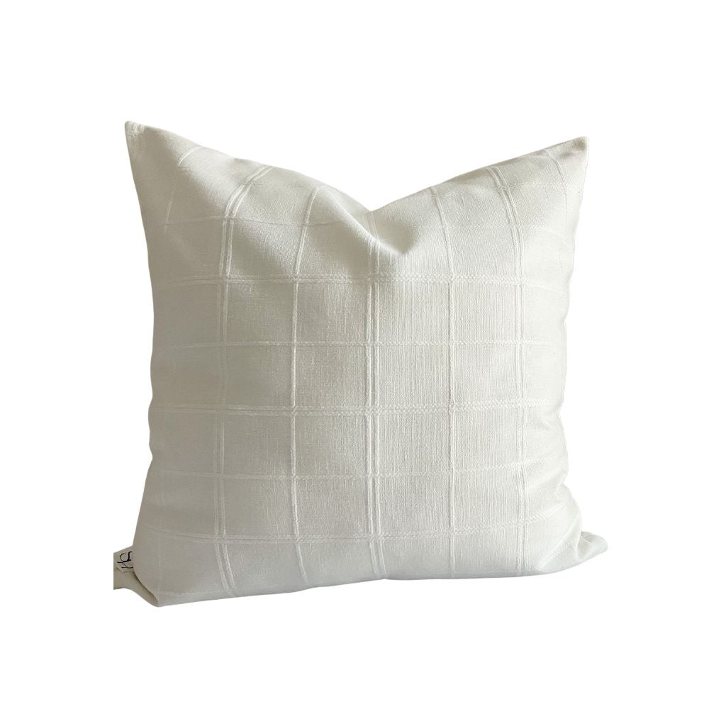Perla Plaid Pillow Cover