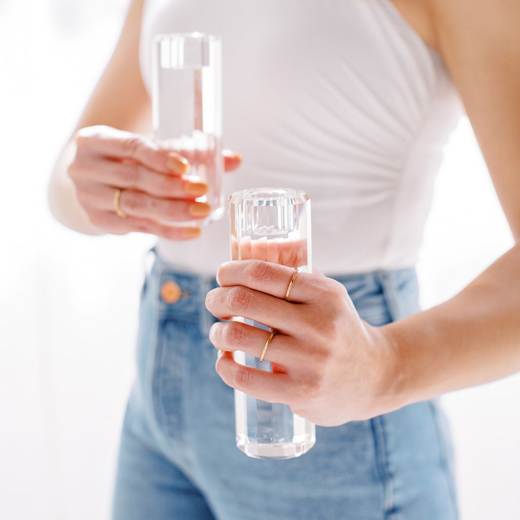 Crystal Candle Holder